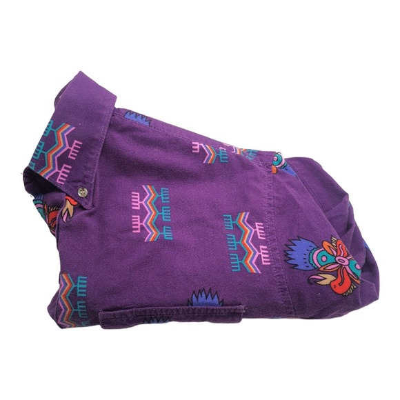 Vintage WRANGLER Cowboy Cut Western Button Down Shirt 15½ 34 X Long Single Stitc - Picture 15 of 16